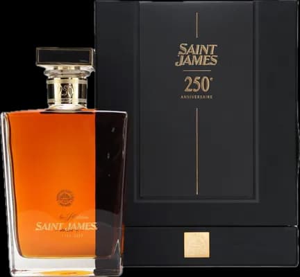 Bouteille de spiritueux : Cuvée 250th Anniversary de la marque Saint James