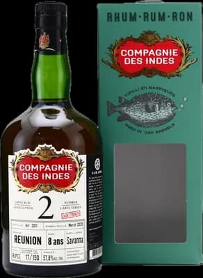 Bouteille de spiritueux : Japan Rum Association Number 2 Label Series de la marque Compagnie des Indes