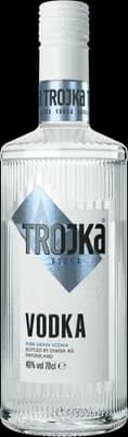 Bouteille de spiritueux : Vodka Pure Grain de la marque Trojka
