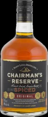 Bouteille de spiritueux : Chairman’s Reserve Spiced Original de la marque Saint Lucia Distillers