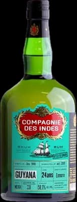 Bouteille de spiritueux : Guyana 24 Ans Cask Strength – Single Cask (Denmark Only) de la marque Compagnie des Indes