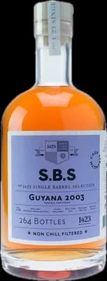 Bouteille de spiritueux : Guyana de la marque S.B.S