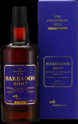 Bouteille de spiritueux : Barbados No. 1 de la marque Foursquare