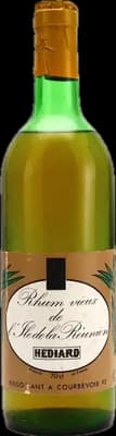 Bouteille de spiritueux : Rhum Vieux de l'Ile de la Reunion (1960s) de la marque Hediard