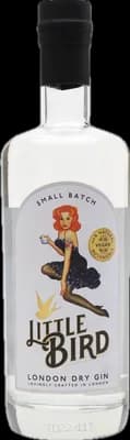 Bouteille de spiritueux : London Dry Gin de la marque Little Bird