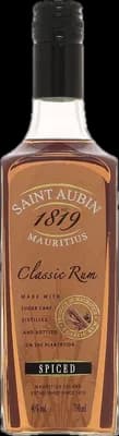 Bouteille de spiritueux : Spiced Rum de la marque Saint Aubin