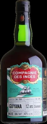 Bouteille de spiritueux : Guyana de la marque Diamond