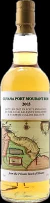 Bouteille de spiritueux : Guyana  Rum de la marque Port Mourant