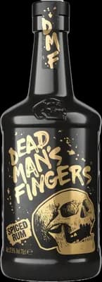 Bouteille de spiritueux : Spiced Rum de la marque Dead Man’s Fingers