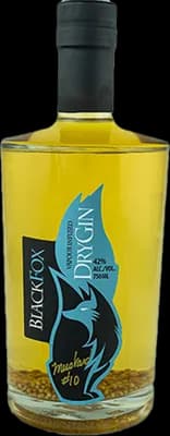 Bouteille de spiritueux : Gin #10 Mustard de la marque Black Fox