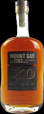 Bouteille de spiritueux : Extra Old XO Reserve Cask de la marque Mount Gay