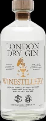 Bouteille de spiritueux : London Dry Gin de la marque Winestillery