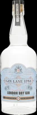 Bouteille de spiritueux : London Dry Gin de la marque Gin Lane 1751