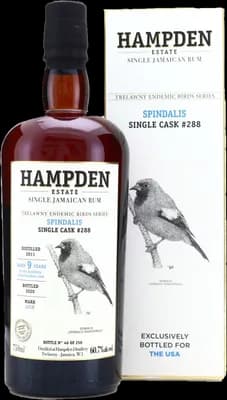 Bouteille de spiritueux : Trelawny Endemic Birds (Spindalis) de la marque Hampden