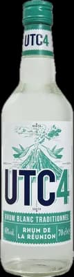 Bouteille de spiritueux : Rhum Blanc Traditionnel de la Réunion de la marque UTC4