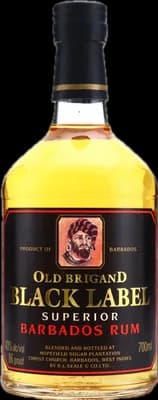 Bouteille de spiritueux : Old Brigand Black Label de la marque Foursquare
