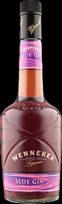 Bouteille de spiritueux : Sloe Gin de la marque Wenneker