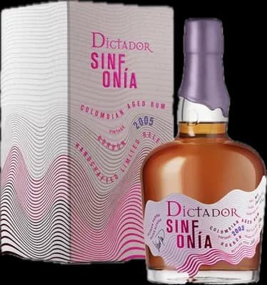 Bouteille de spiritueux : Sinfonia Borbon 2005 de la marque Dictador
