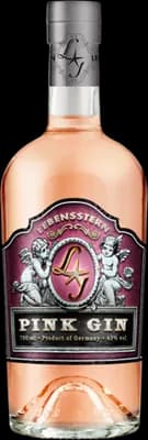 Bouteille de spiritueux : Pink Gin de la marque Lebensstern