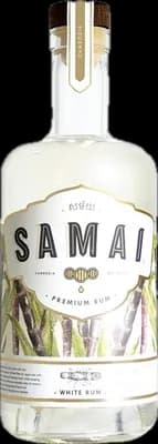Bouteille de spiritueux : White Rum de la marque Samai
