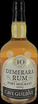 Bouteille de spiritueux : Demerara Rum de la marque Cave Guildive