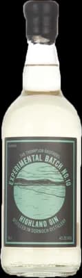 Bouteille de spiritueux : Experimental Batch No. 10 de la marque The Thompson Brothers Highland Gin
