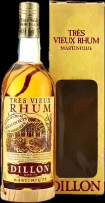 Bouteille de spiritueux : Très Vieux Rhum de la marque Dillon
