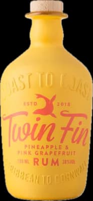 Bouteille de spiritueux : Pineapple & Pink Grapefruit Rum de la marque Twin Fin
