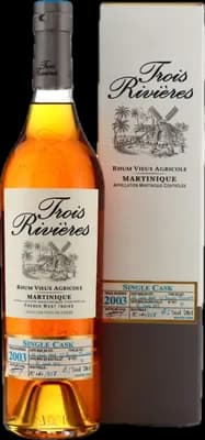 Bouteille de spiritueux : Single Cask de la marque Trois Rivières