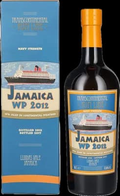 Bouteille de spiritueux : Jamaica WP 2012 de la marque Transcontinental Rum Line