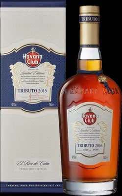 Bouteille de spiritueux : Tributo de la marque Havana Club