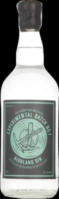 Bouteille de spiritueux : Experimental Batch No. 7 de la marque The Thompson Brothers Highland Gin