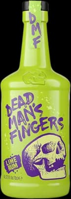 Bouteille de spiritueux : Lime Rum de la marque Dead Man’s Fingers