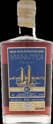 Bouteille de spiritueux : Brut de Fût VO Selected Cask de la marque Manutea