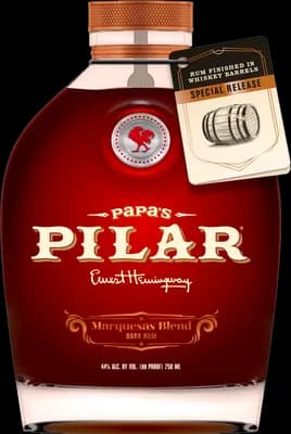 Bouteille de spiritueux : Marquesas Blend Dark Rum de la marque Papa's Pilar