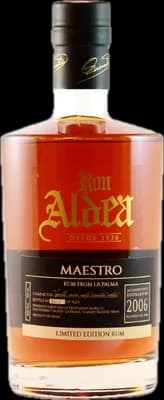 Bouteille de spiritueux : Maestro 10 ans 2006-2016 de la marque Ron Aldea