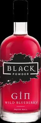 Bouteille de spiritueux : Wild Blueberry Gin de la marque Black Powder