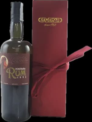 Bouteille de spiritueux : Demerara Rum de la marque Samaroli