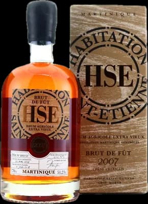 Bouteille de spiritueux : HSE chêne américain de la marque Distillerie du Simon