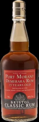 Bouteille de spiritueux : Port Morant Demerara Rum de la marque Bristol Classic Rum