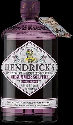 Bouteille de spiritueux : Midsummer Solstice de la marque Hendrick's