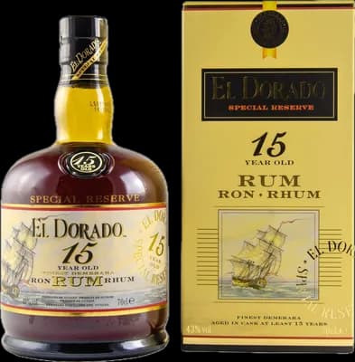 Bouteille de spiritueux : 15 de la marque Demerara Distillers Ltd