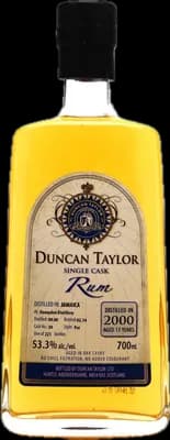 Bouteille de spiritueux : Single Cask Rum de la marque Hampden