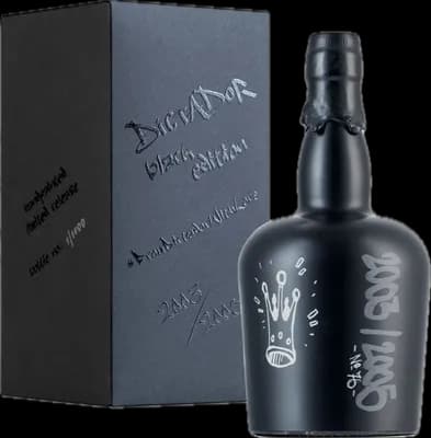 Bouteille de spiritueux : Black Edition Crown de la marque Dictador