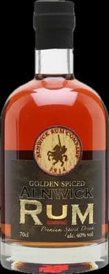 Bouteille de spiritueux : Golden Spiced de la marque Alnwick Rum