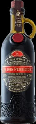 Bouteille de spiritueux : Gran Reserva 15 de la marque El Ron Prohibido