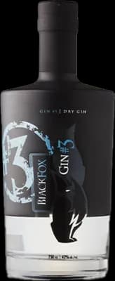 Bouteille de spiritueux : Gin #3 Canadian de la marque Black Fox