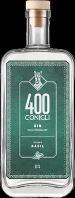Bouteille de spiritueux : Volume 8 Basil de la marque 400 Conigli Gin