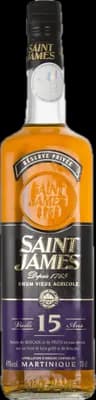 Bouteille de spiritueux : 15 Ans de la marque Saint James