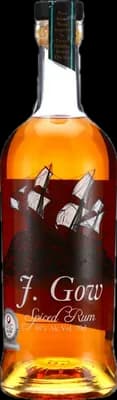 Bouteille de spiritueux : Spiced Rum de la marque J. Gow